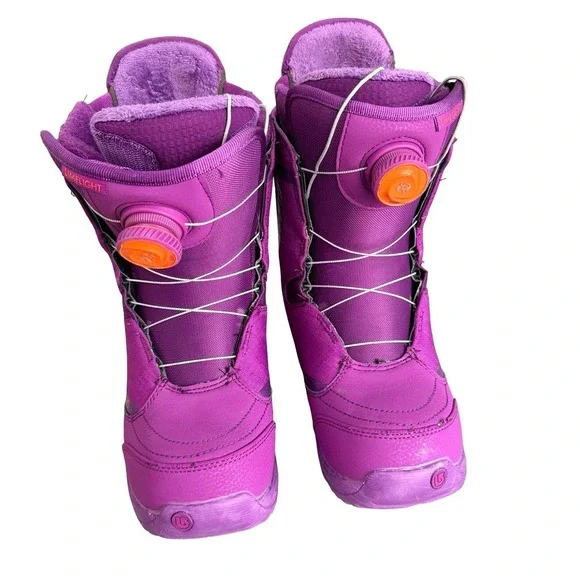 Burton Limelight BOA Imprint 2 Snowboard Boots Purple Women Size 7 - Picture 3 of 10